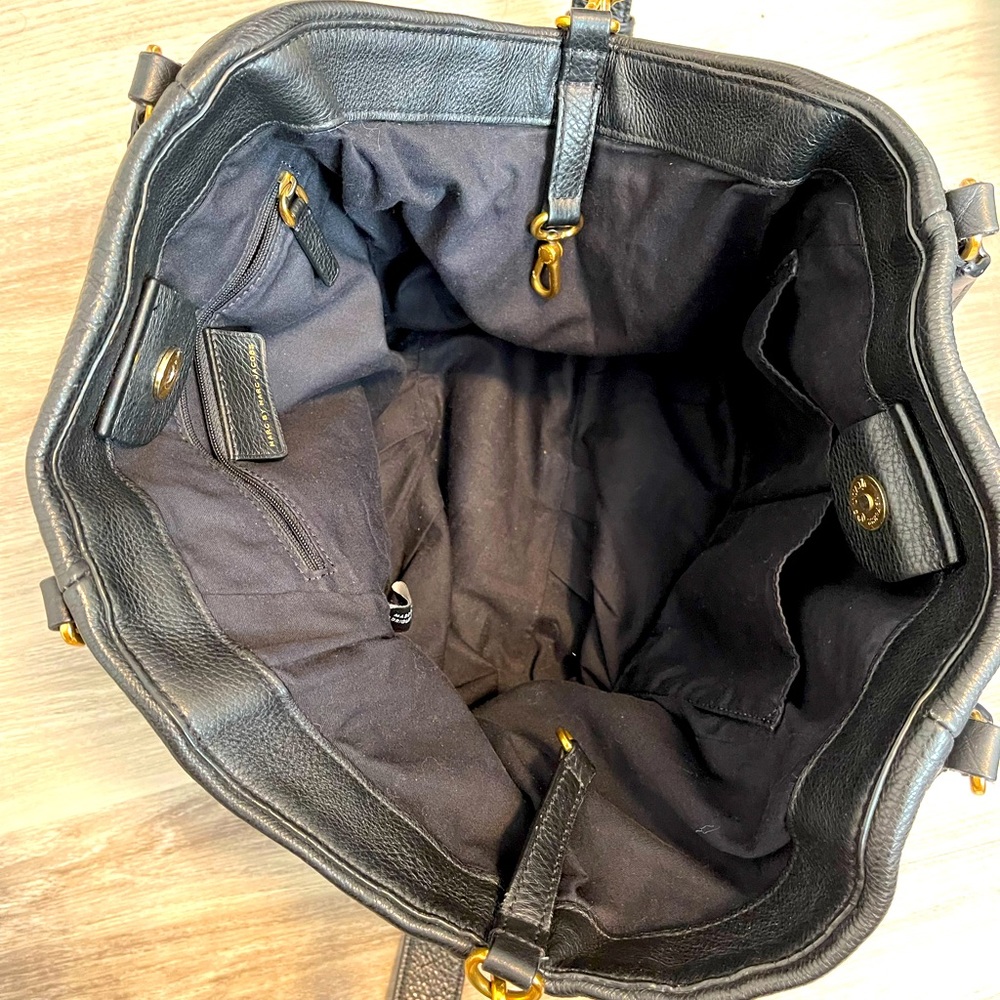 MARC JACOBS LEATHER TOTE BAG - Classic Q Fran Bag - Picture 5 of 5